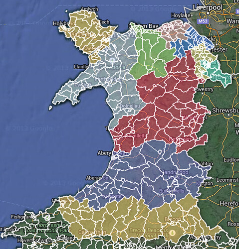 My attempt at Mid and North Wales
