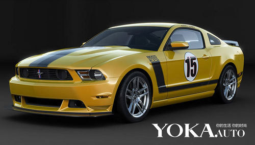 Cash the Mustang BOSS 302 was still able to find the car's shadow