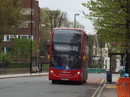 Diversion - Stagecoach Selkent 12349, SN64OGY in Lewisham on route 177 to Peckham