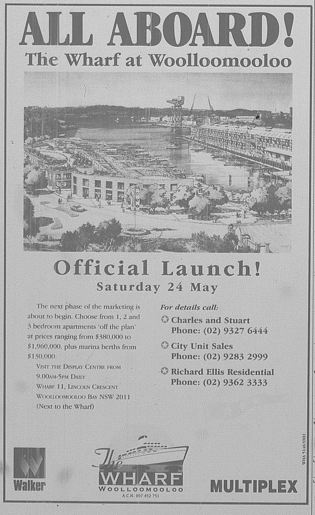 The Wharf at Woolloomooloo May 24 1997 SMH 19RE