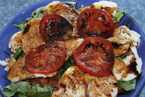 Corey's Caprese Salad with Balsamic Reduction