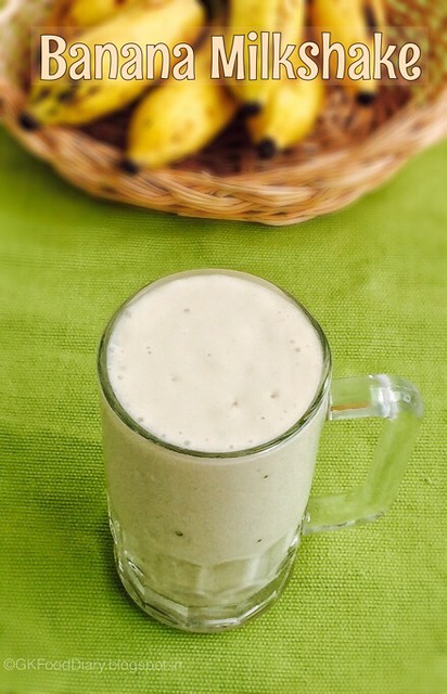 Banana Milkshake Recipe for Babies, Toddlers and Kids