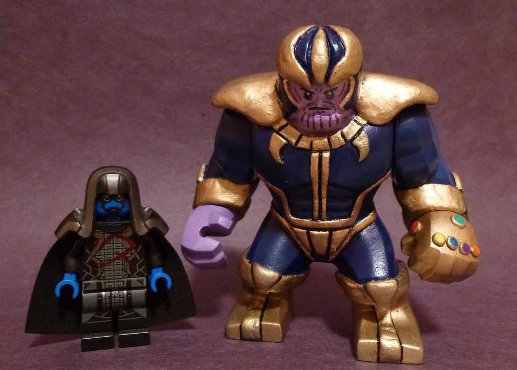 Custom Lego Big Fig Thanos  After 3 days of on and off 