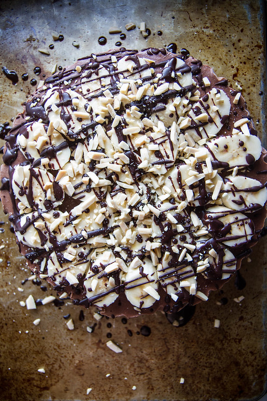 Chocolate Banana Ice Cream Cake