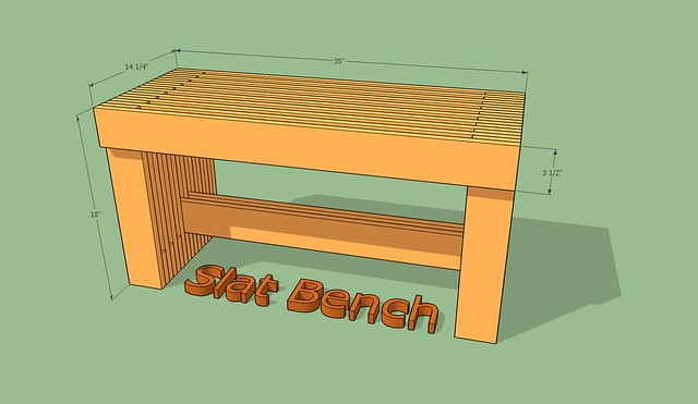 Slat Bench