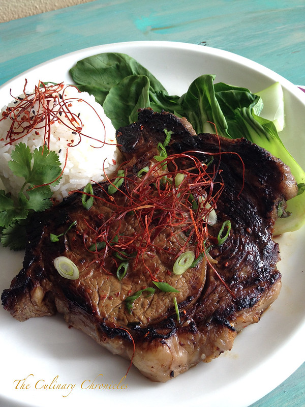 Korean Inspired Ribeye Steak