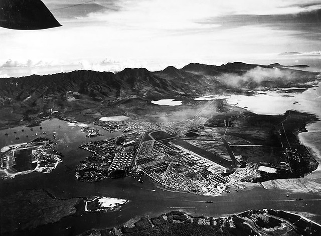 Pearl Harbor Aerial Photo World War II