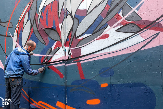 Irish Street Artist James Earley hits the streets of London with some new work on Brick Lane
