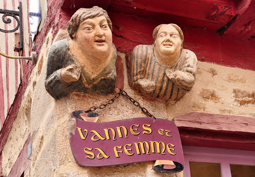 Bretagne 2016 - Vannes (Morbihan) - Vannes et sa femme - Vannes und seine Frau - Foto: Brigitte Stolle 2016