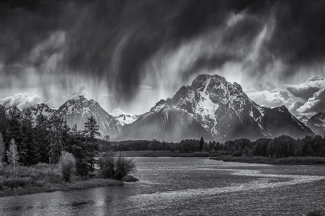 Storm approaching The Tetons.