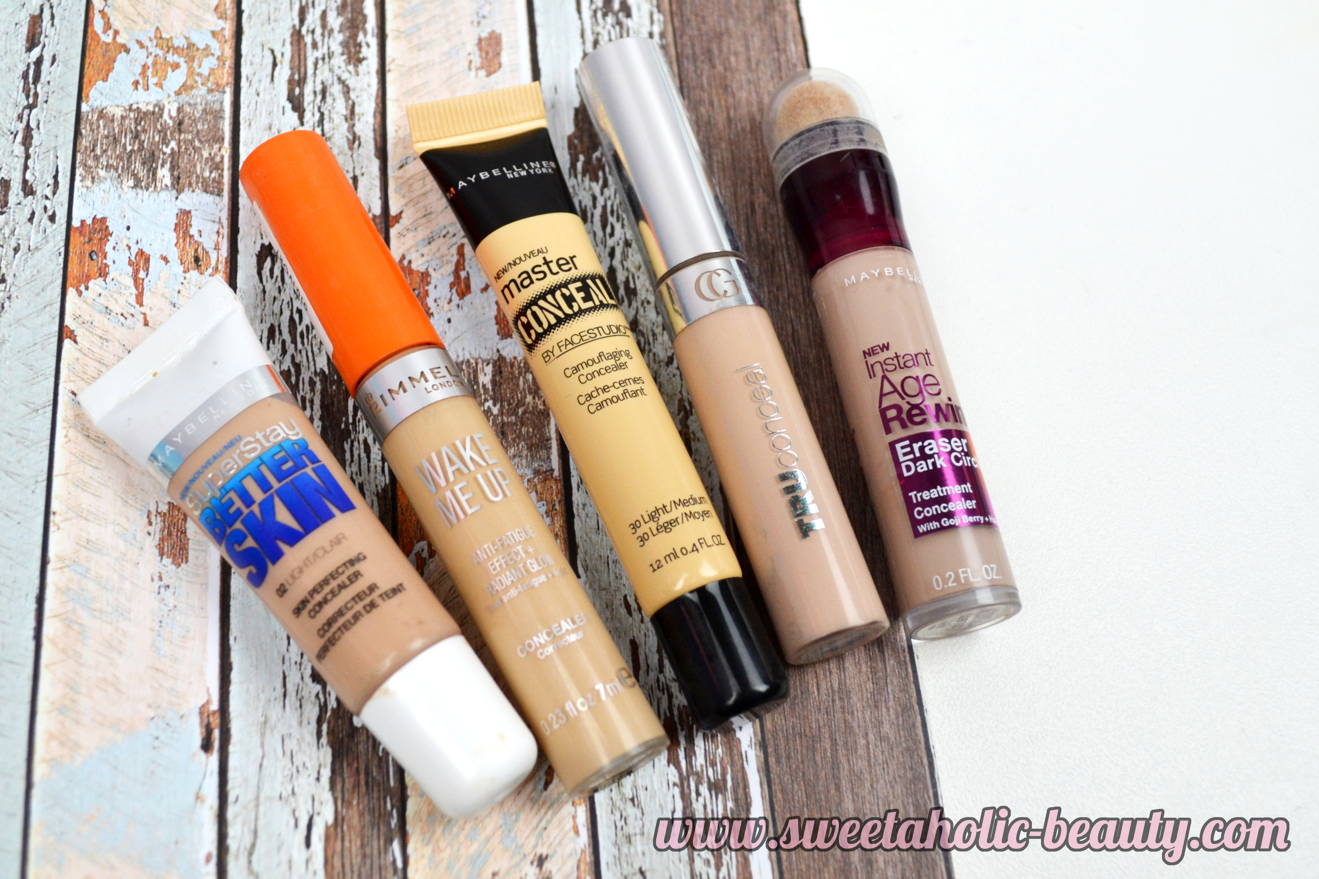 My Favourite Drugstore Concealers - Sweetaholic Beauty