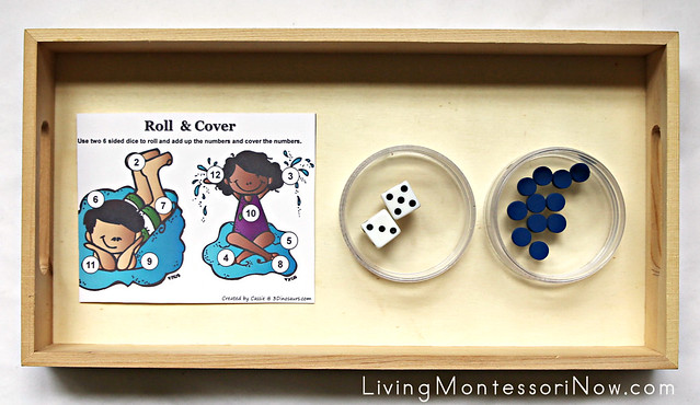 Summer Roll & Cover Addition Activity