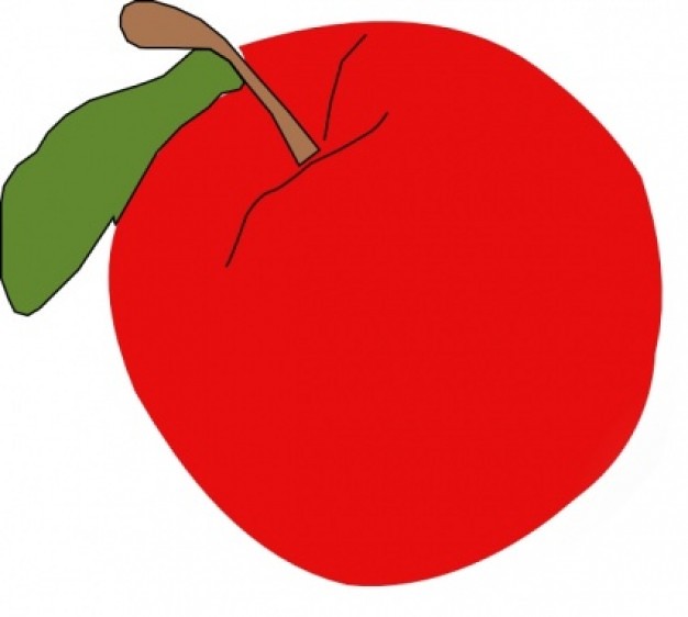apple with worm clip art free - photo #9