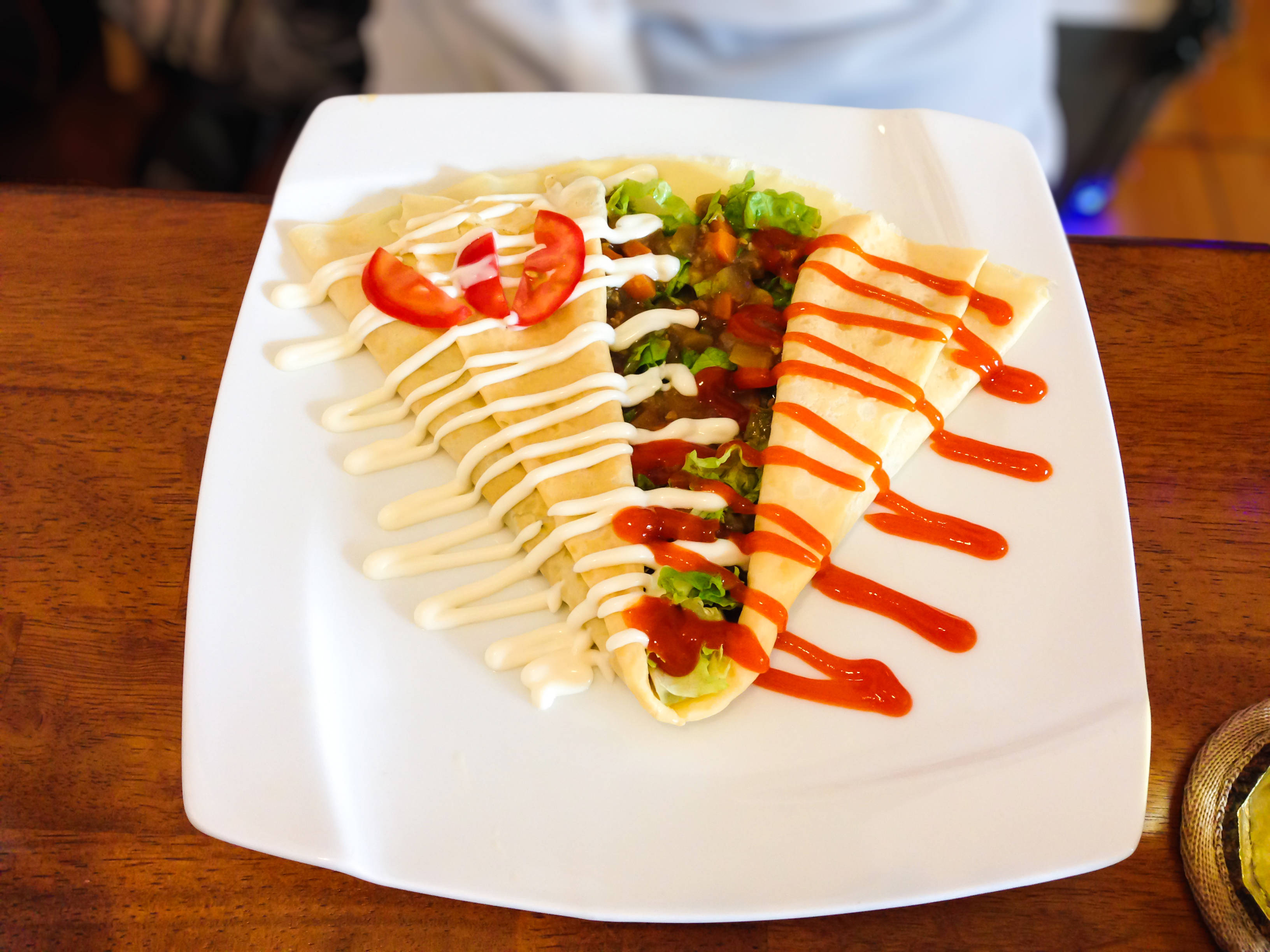 Japanese curry crepe