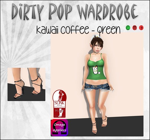 Dirty Pop Wardrobe - Kawaii Coffee - Green