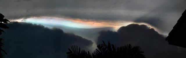 Cloudscape in panorama