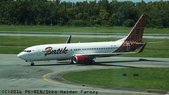 Batik Air Boeing 737-8GP; @BPN 2016