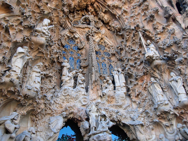 Nativity facade of Sagrada Familia