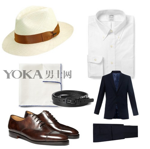 Make a refreshing summer gentleman Panama straw hat cutesy