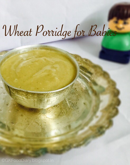 Wheat porridge for Babies