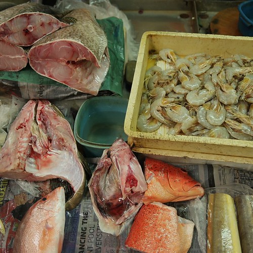 How about some bouillabaisse today? Or a fish head for your colleague's work desk? #Chinatown has it all.