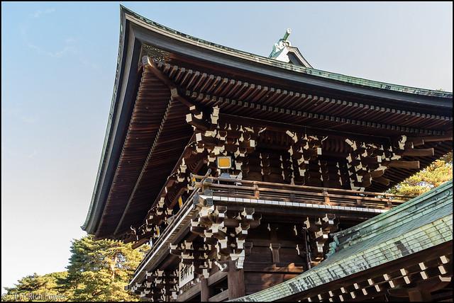 Meiji Jinguu Shrine Naien. Detail.
