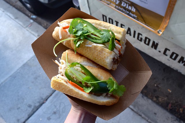 Banh Mi Sandwich from the Dot Saigon Truck, Los Angeles