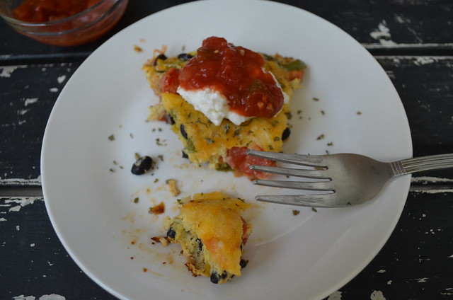 Mexican Veggie Frittata (featuring McCormick Perfect Pinch Mexican Spice)