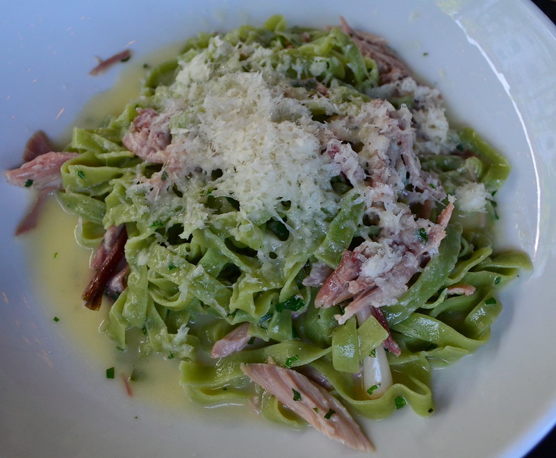 Tagliatelle with Rabbit and Ramps