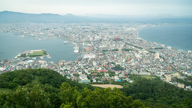 View from Mount Hakodate