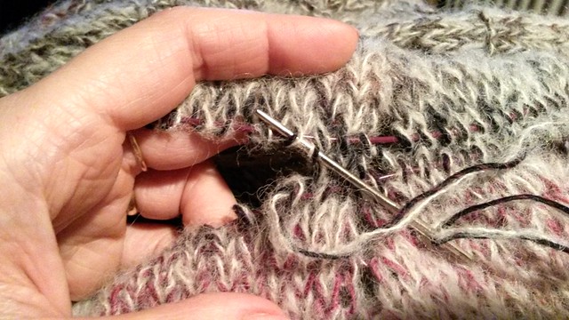 DROPSyarn knitted jacket (5)