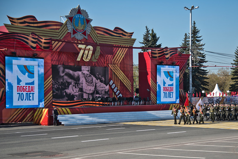 Victory Day in Krasnoyarsk