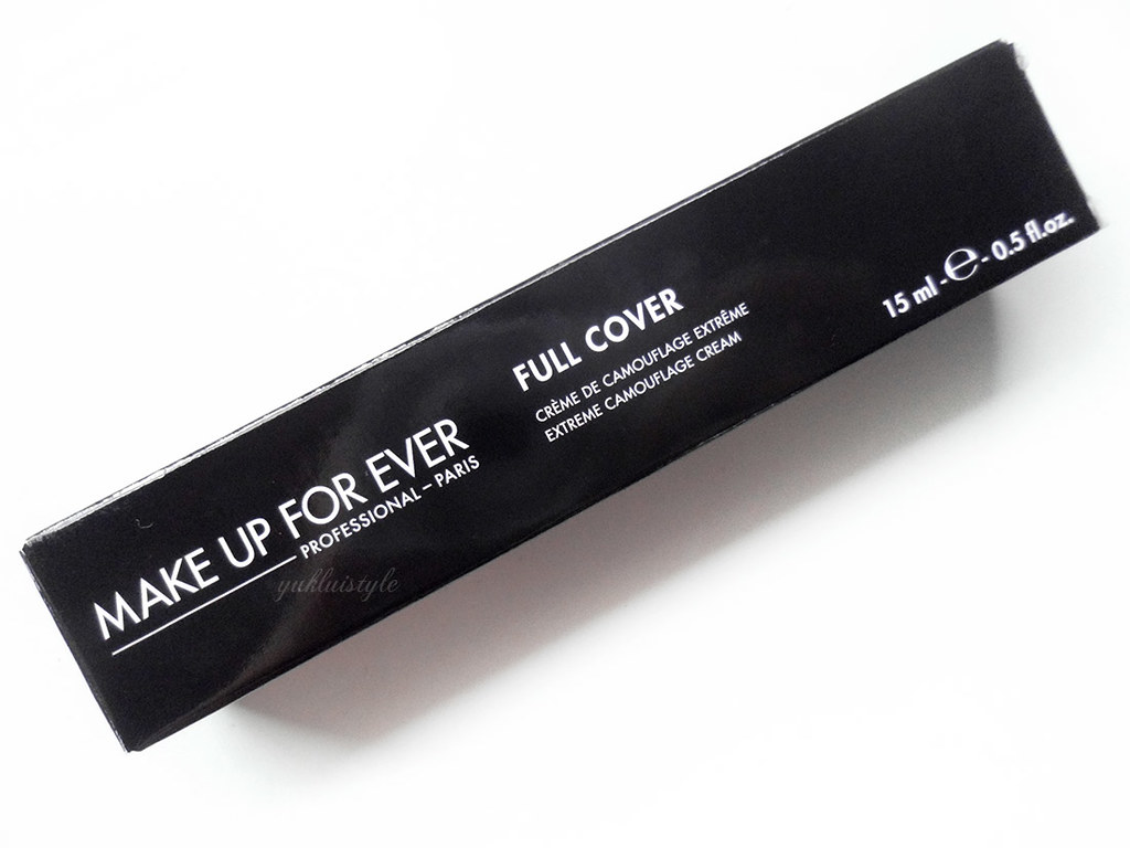 Make Up For Ever Full Cover Concealer review and swatch