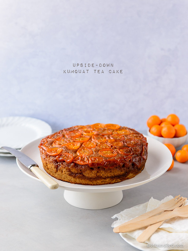 Upside-down Kumquat Tea Cake