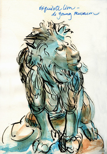 San Francisco: deYoung Museum lion