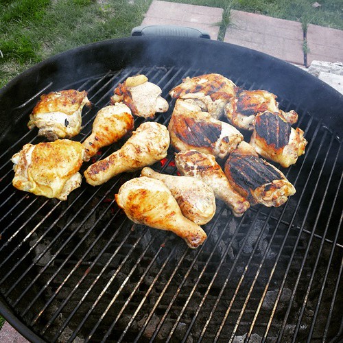 Oh yeah babe. #grilling #chicken #Yum