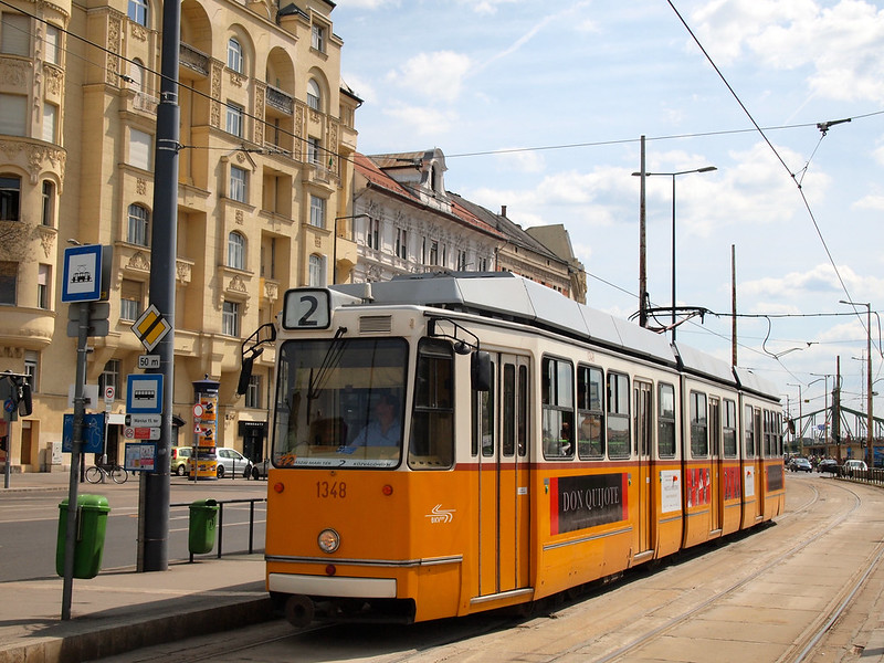 Tram in Budapest, Hungary