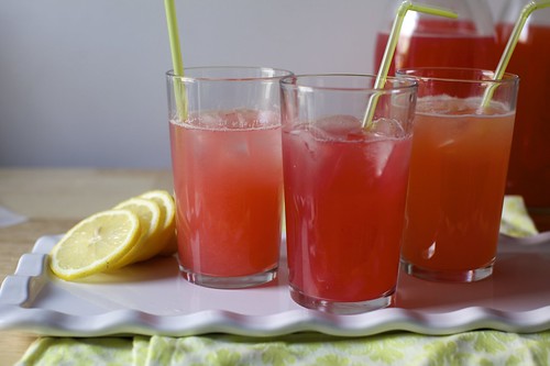 pink lemonade, three ways